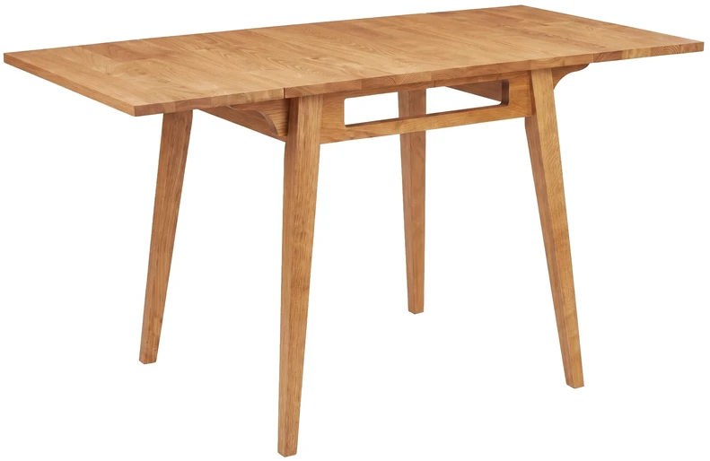 Venture Design Valgomojo stalas Yakidon 60x60 cm, guminės medienos ąžuolo imitacijos MDF