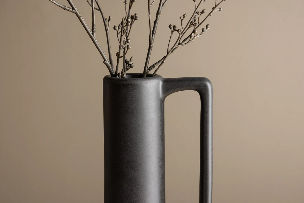 Venture Design Vaza, Allis, 18x18x36 cm, Juoda