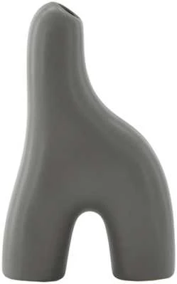 Venture Design Vaza, Aya, 16x9x4 cm, Tamsiai pilka