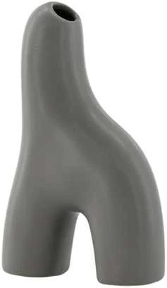 Venture Design Vaza, Aya, 16x9x4 cm, Tamsiai pilka