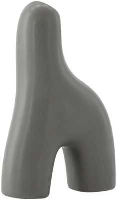Venture Design Vaza, Aya, 16x9x4 cm, Tamsiai pilka