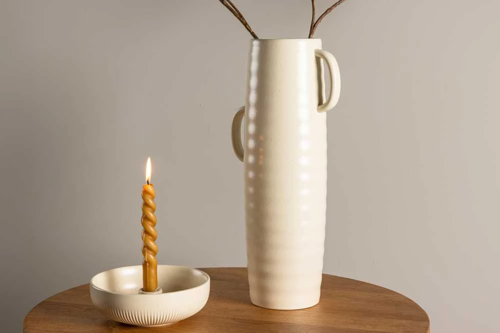 Venture Design Vaza, Centras, 19x13x41 cm, Beždžio spalva