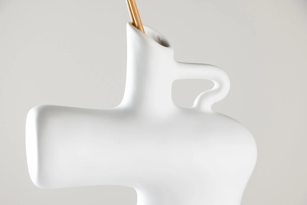 Venture Design Vaza, Dity, 18x7x19 cm, Balta
