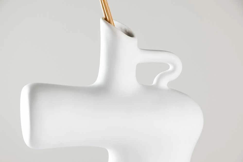 Venture Design Vaza, Dity, 18x7x19 cm, Balta
