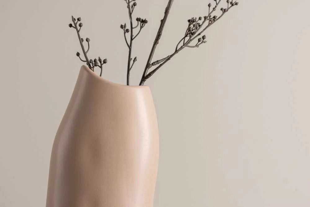 Venture Design Vaza, Ernst, 23x12x9 cm, Rožinė