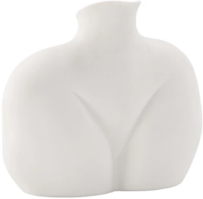 Venture Design Vaza, Harvey, 17x10x15 cm, Balta