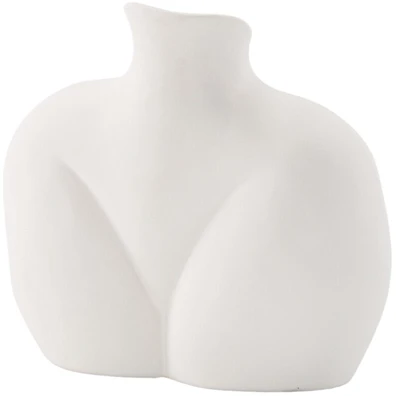 Venture Design Vaza, Harvey, 17x10x15 cm, Balta