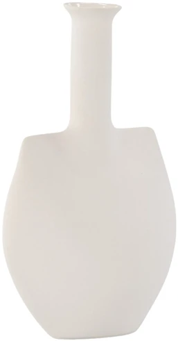 Venture Design Vaza, Madison, 22x14x8 cm, Baltai baltos spalvos