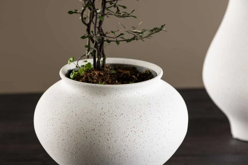Venture Design Vaza, padėklas, ø18 cm, Balta