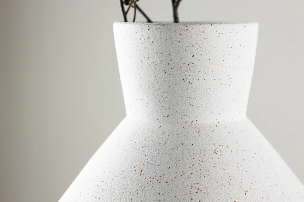 Venture Design Vaza, Rėlis, Balta, 20 cm