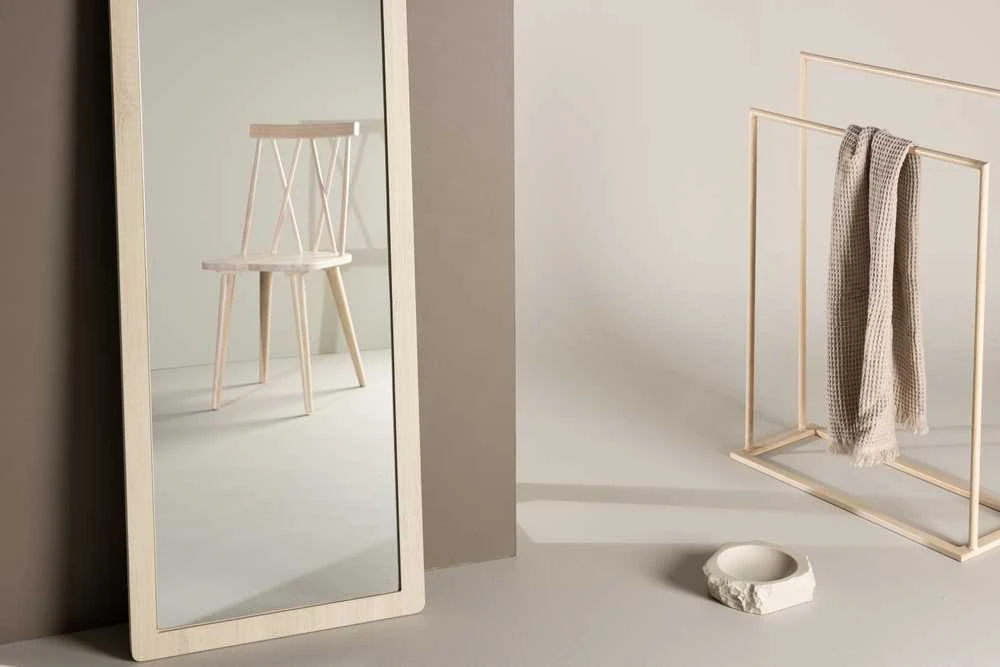Venture Design Veidrodis, Memphis, 60x193 cm, balta kalkė