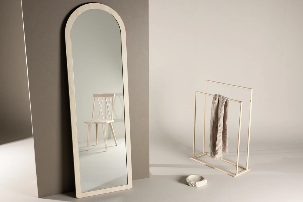 Venture Design Veidrodis, Memphis, 60x193 cm, balta kalkė
