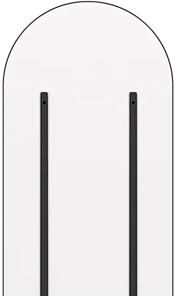 Venture Design Veidrodis, Sarasota, 193x66 cm, Juodas