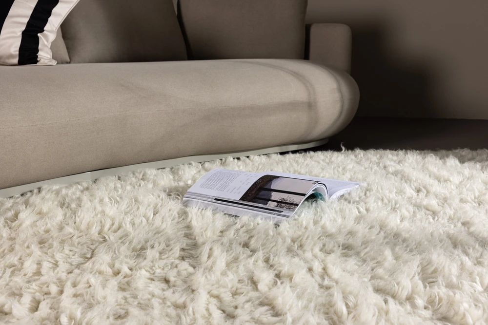 Venture Design Velnio kilimas, Leiko, 230x160 cm, Baltas