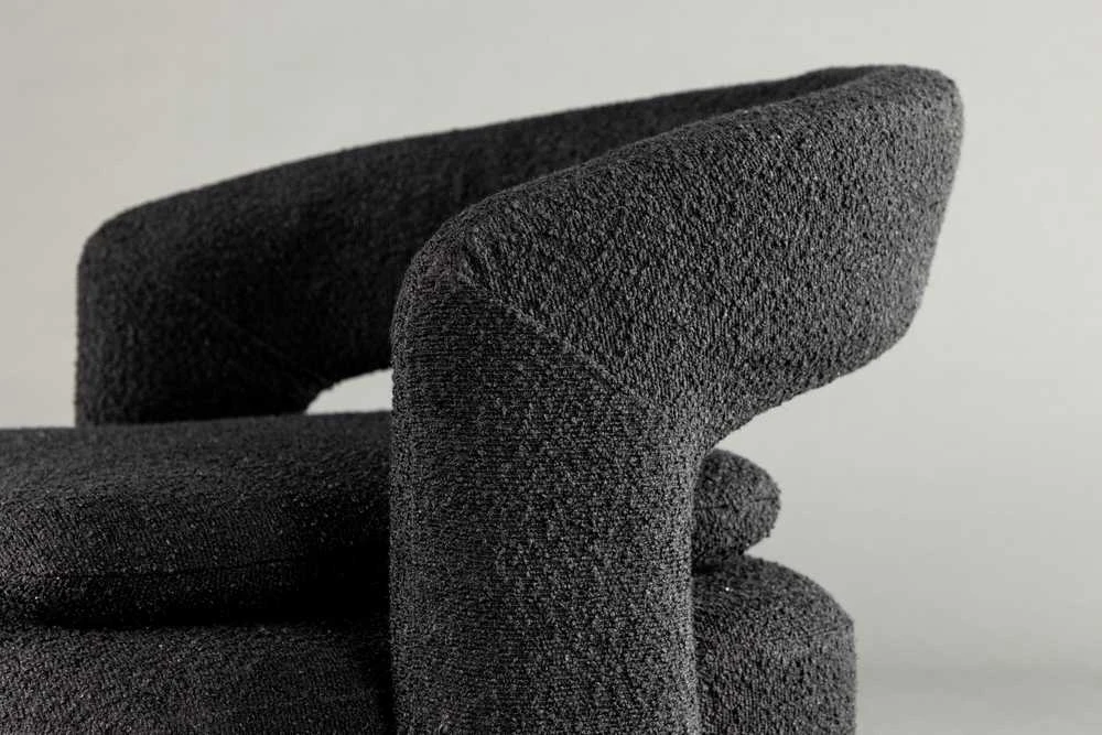 Venture Design Vieno asmens sofa, "Laurel", 72x75x69 cm, juoda