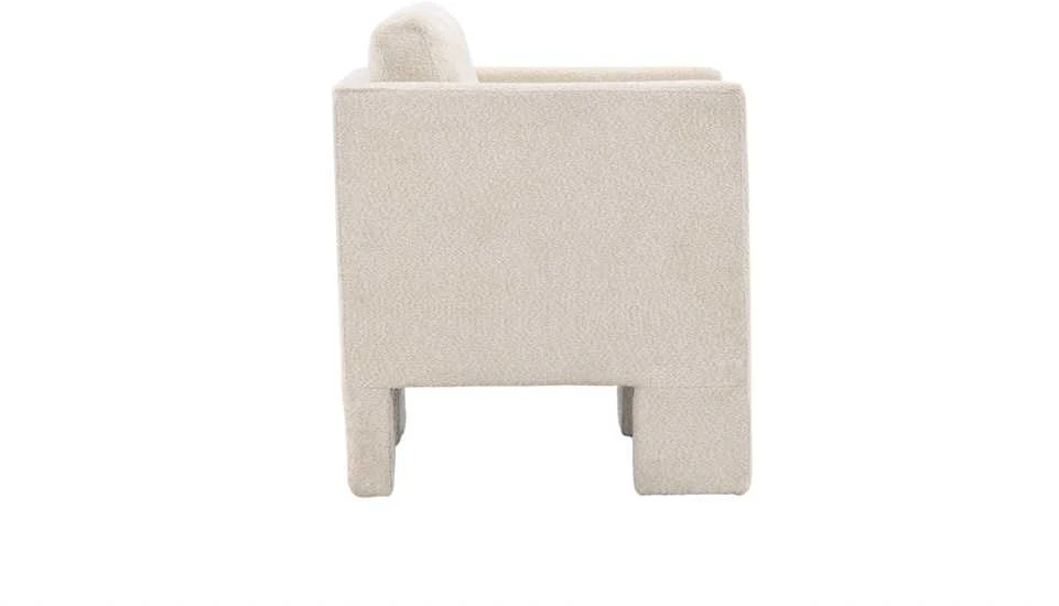 Fotelis Venture Design Vieno asmens sofa, Ragusa, 74x87x80 cm, Balta