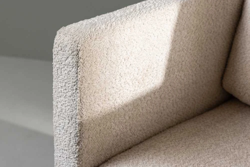 Fotelis Venture Design Vieno asmens sofa, Ragusa, 74x87x80 cm, Balta