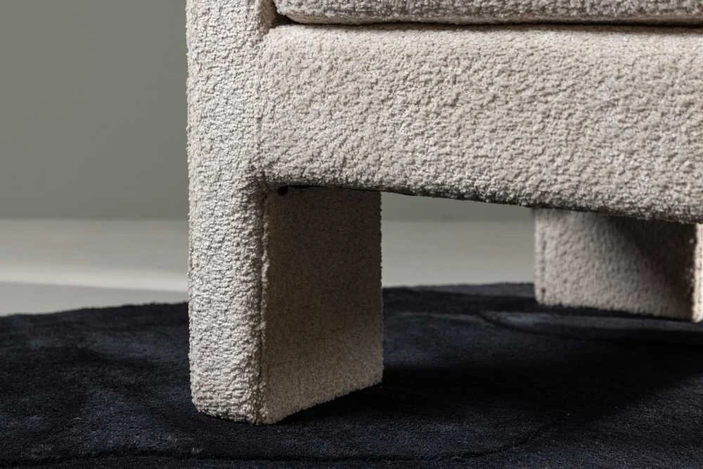 Fotelis Venture Design Vieno asmens sofa, Ragusa, 74x87x80 cm, Balta