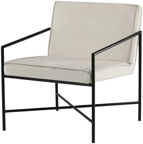 Vieno sėdynės sofa, Rakel, 65x78x66 cm, kreminės spalvos