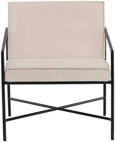 Vieno sėdynės sofa, Rakel, 65x78x66 cm, kreminės spalvos