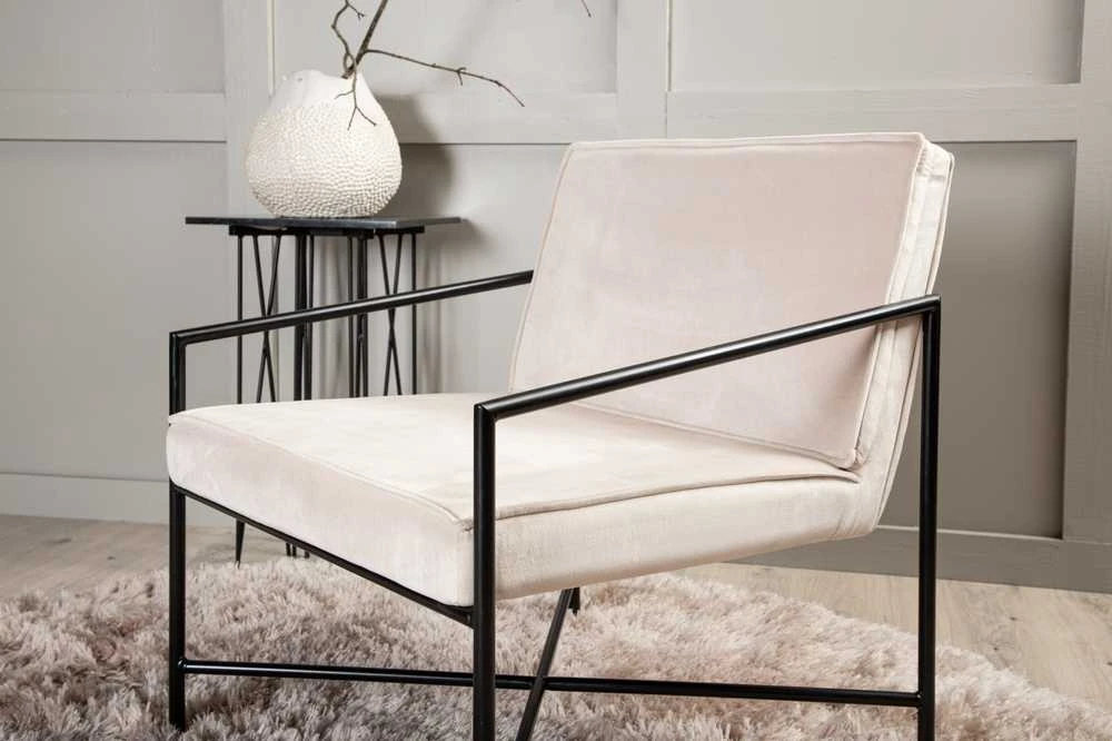 Vieno sėdynės sofa, Rakel, 65x78x66 cm, kreminės spalvos