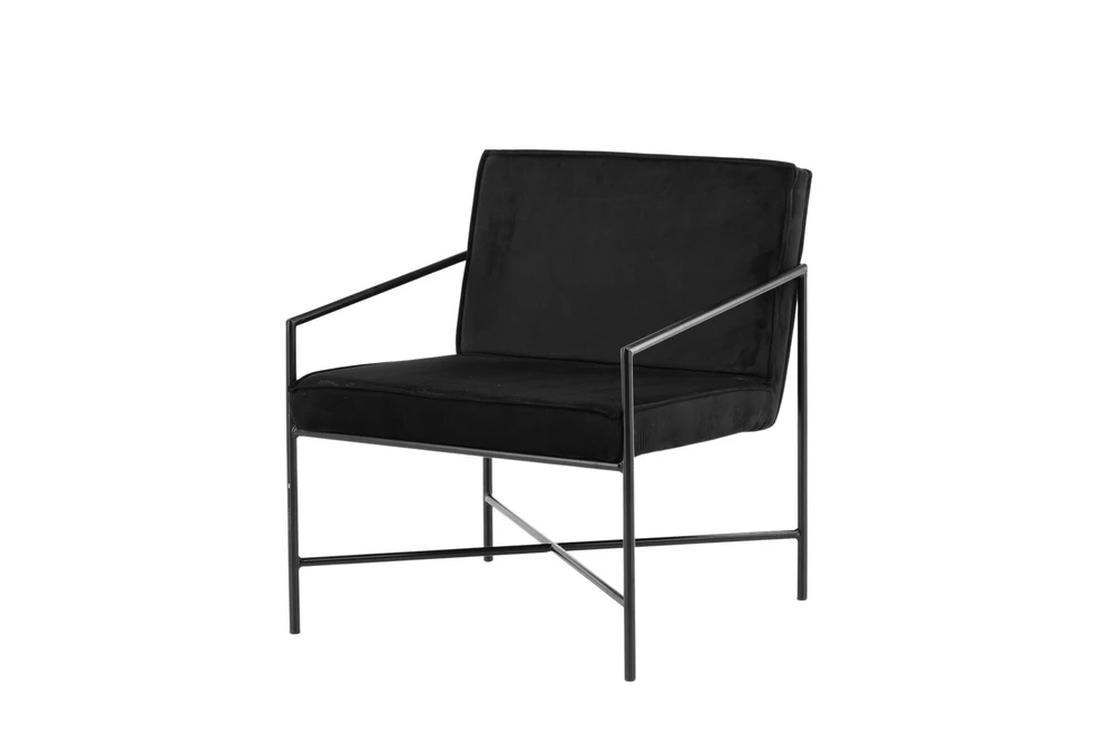 Venture Design Vieno vieta sofa, Rakel, 65x78x66 cm, Juoda