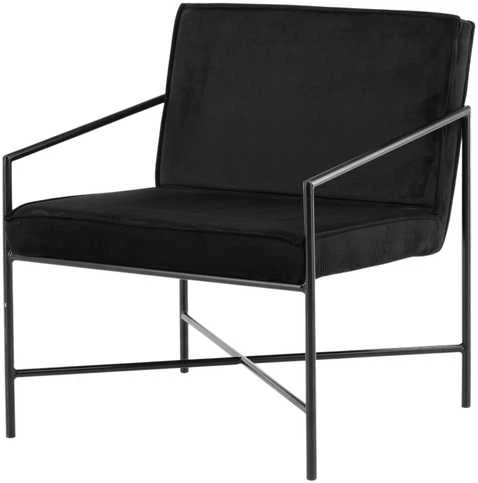 Venture Design Vieno vieta sofa, Rakel, 65x78x66 cm, Juoda