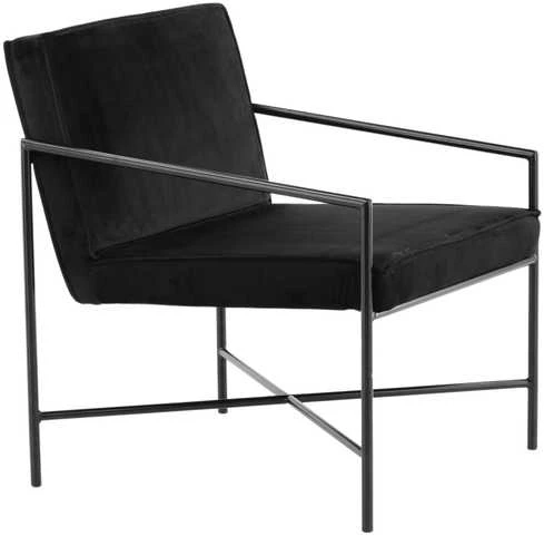 Venture Design Vieno vieta sofa, Rakel, 65x78x66 cm, Juoda