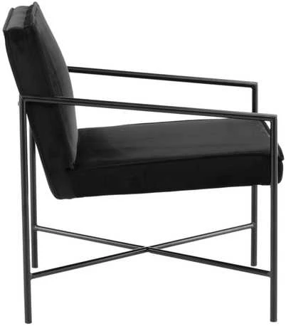 Venture Design Vieno vieta sofa, Rakel, 65x78x66 cm, Juoda