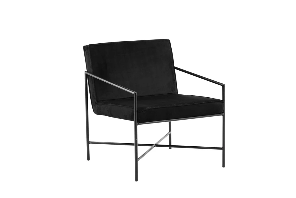 Venture Design Vieno vieta sofa, Rakel, 65x78x66 cm, Juoda