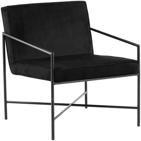 Venture Design Vieno vieta sofa, Rakel, 65x78x66 cm, Juoda