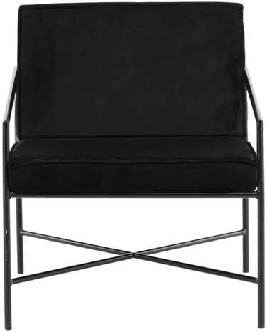 Venture Design Vieno vieta sofa, Rakel, 65x78x66 cm, Juoda