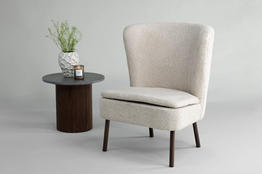 Venture Design Vieno židinio sofa, Hällsö, 80x92x66 cm, Bež.
