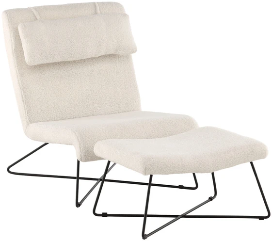 Venture Design Vieno žmogaus sofa, Laconia, 88x88x65 cm, Balta