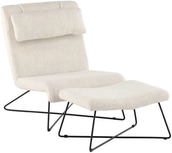 Venture Design Vieno žmogaus sofa, Laconia, 88x88x65 cm, Balta