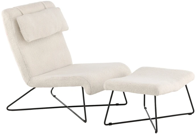 Venture Design Vieno žmogaus sofa, Laconia, 88x88x65 cm, Balta