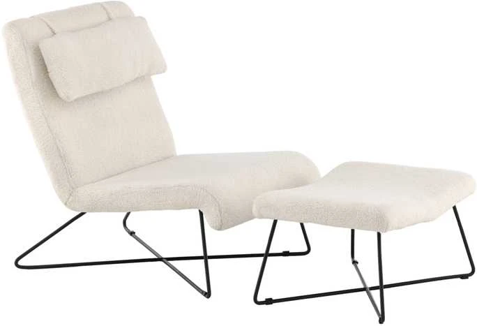Venture Design Vieno žmogaus sofa, Laconia, 88x88x65 cm, Balta