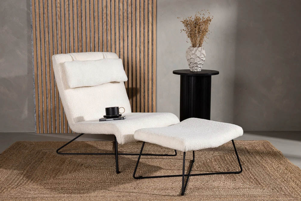 Venture Design Vieno žmogaus sofa, Laconia, 88x88x65 cm, Balta