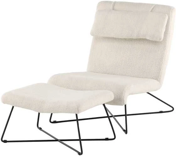 Venture Design Vieno žmogaus sofa, Laconia, 88x88x65 cm, Balta