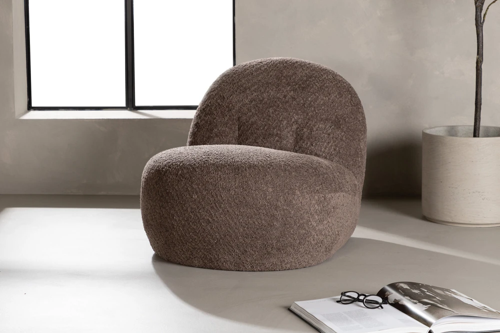 Venture Design Vieno žmogaus sofa, Omaha, 87x61x65 cm, Ruda