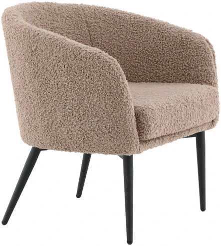 Fotelis Venture Design Vieno žmogaus sofa, purvinas, 64x70x83 cm, rudas