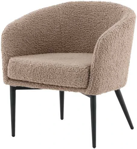 Fotelis Venture Design Vieno žmogaus sofa, purvinas, 64x70x83 cm, rudas