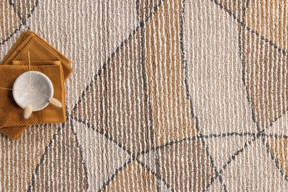 Venture Design Vonios kilimėlis, Loui, 60x90 cm, šviesiai gelsvas