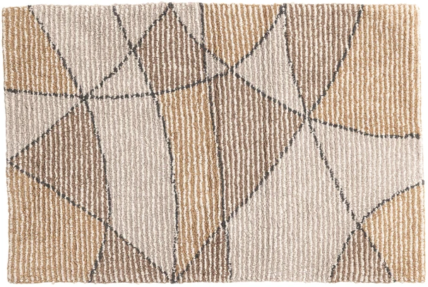 Venture Design Vonios kilimėlis, Loui, 60x90 cm, šviesiai gelsvas