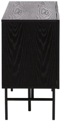 Venture Design Žemas spintelės saugojimas, Björkön, 150x75 cm, Juoda