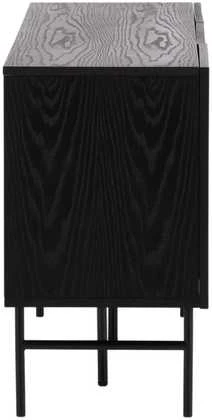 Venture Design Žemas spintelės saugojimas, Björkön, 150x75 cm, Juoda