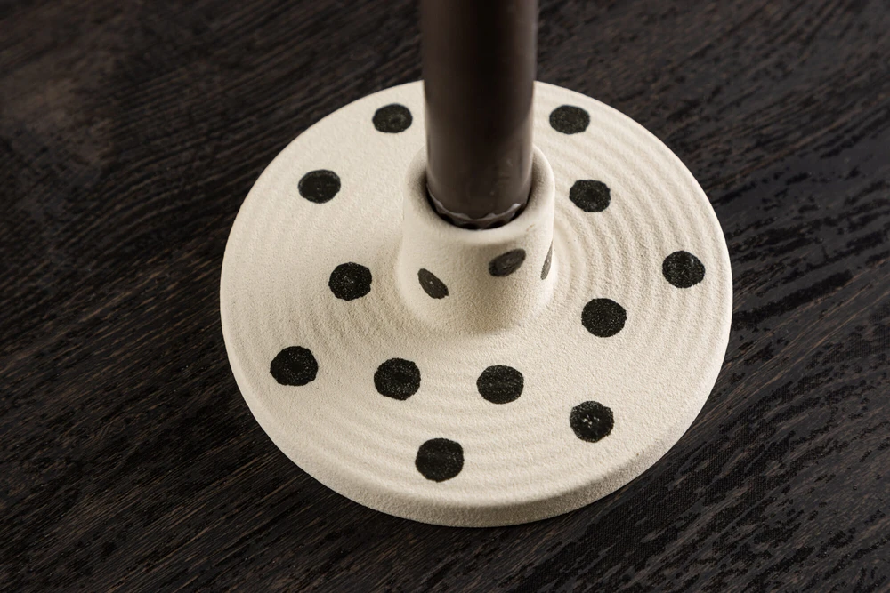 Venture Design Žvakidė, Bette, 12 cm, Balta