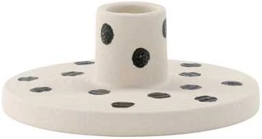 Venture Design Žvakidė, Bette, 12 cm, Balta