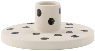 Venture Design Žvakidė, Bette, 12 cm, Balta