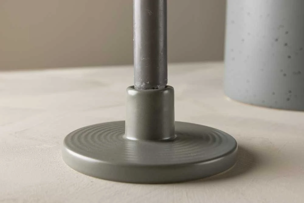 Venture Design Žvakidė, Bette, 12cm, Pilka